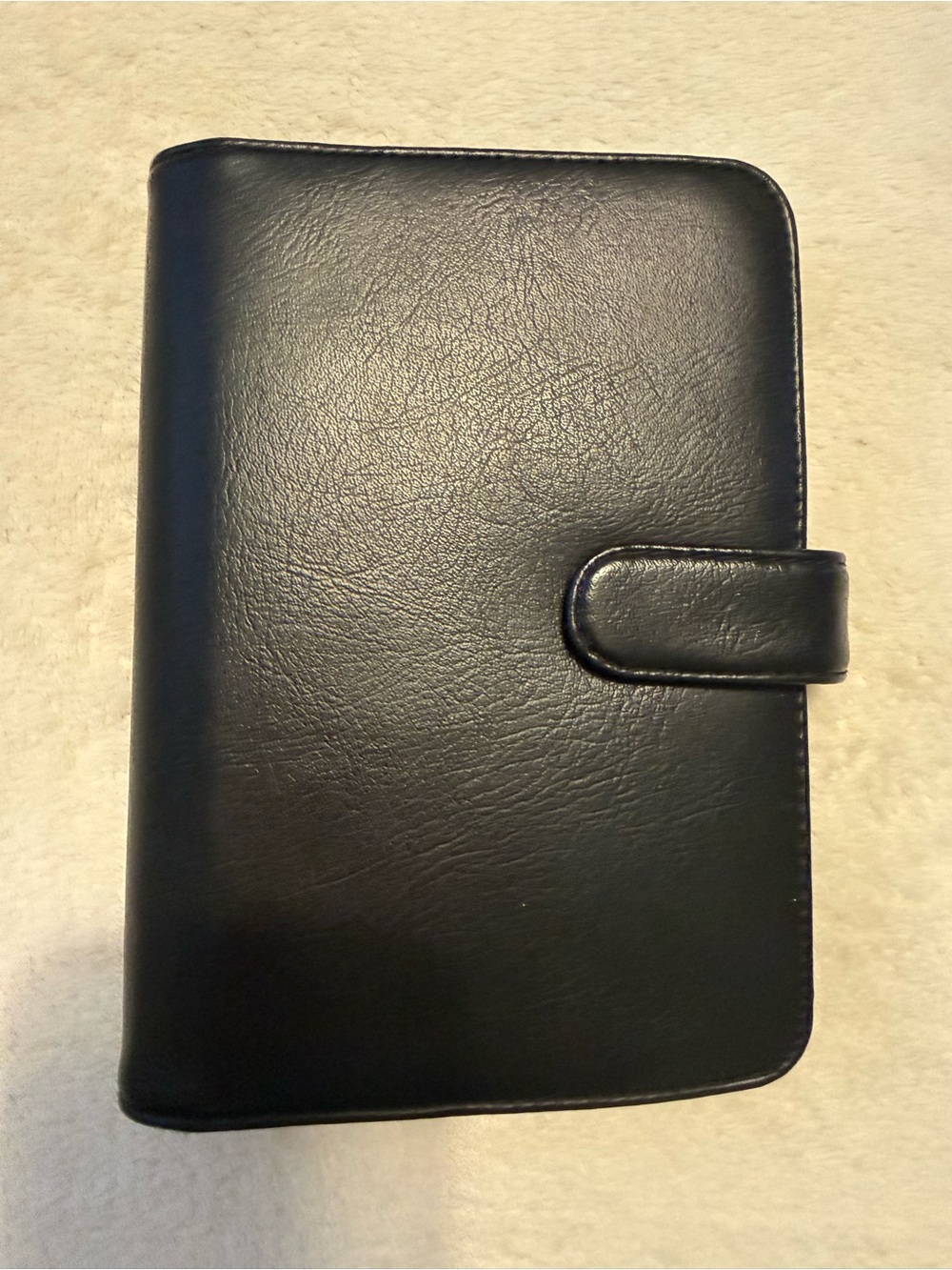 Black planner with full wallet!